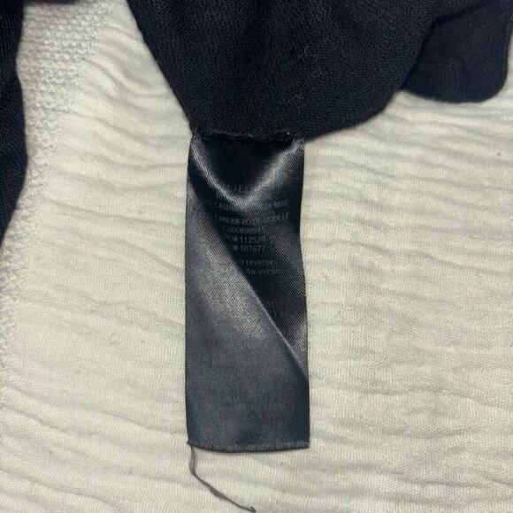 Alice + Olivia Black Wool and Cashmere Blend Top | Asymmetrical Hem | Size Small - Picture 9 of 11